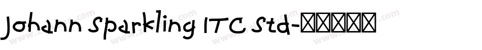 Johann Sparkling ITC Std字体转换